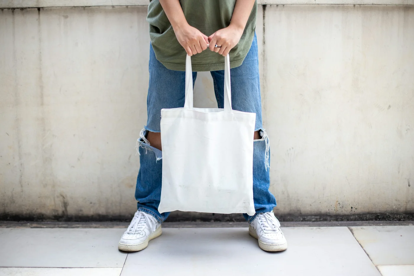 Illustrative editorial image of a tote bag; not Langrum Ventures inventory photography.
