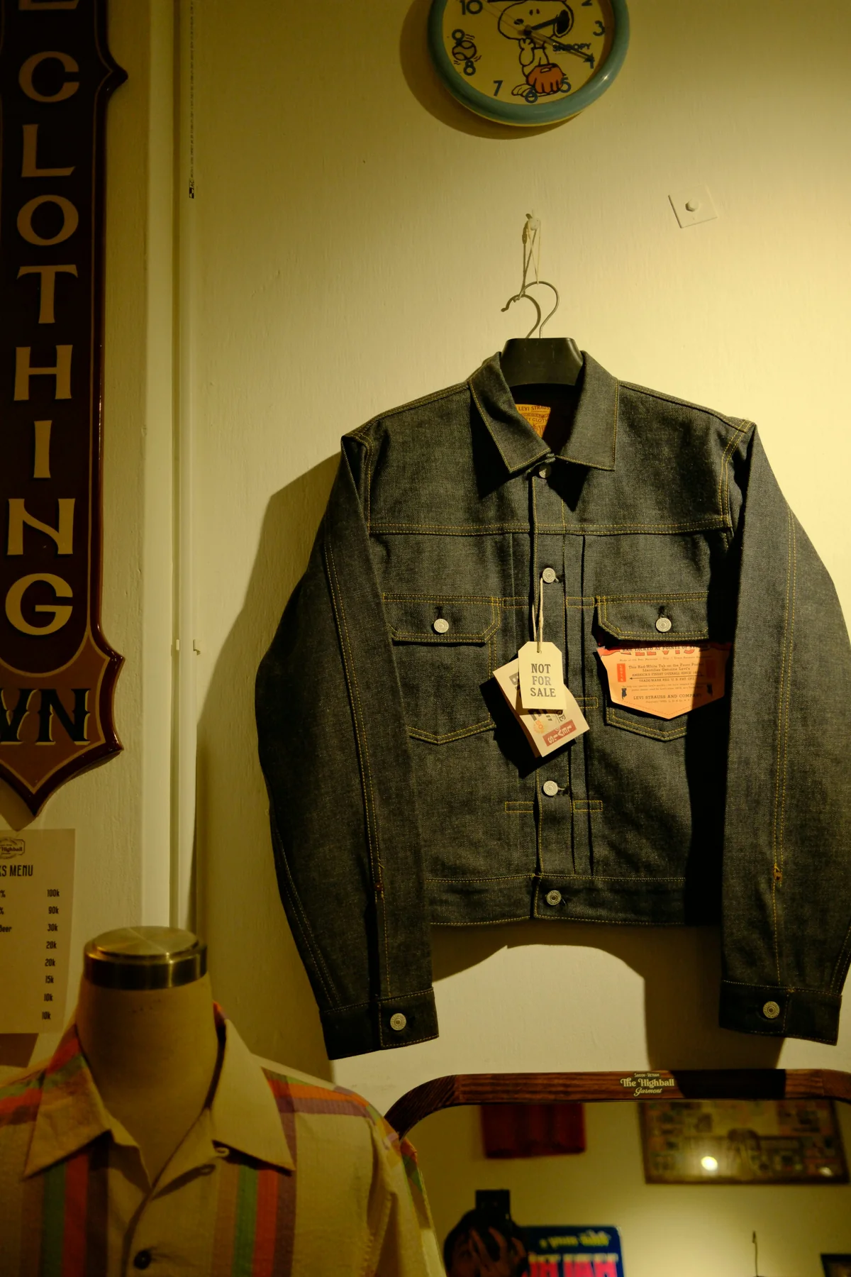 Illustrative editorial image of a denim jacket; not Langrum Ventures inventory photography.